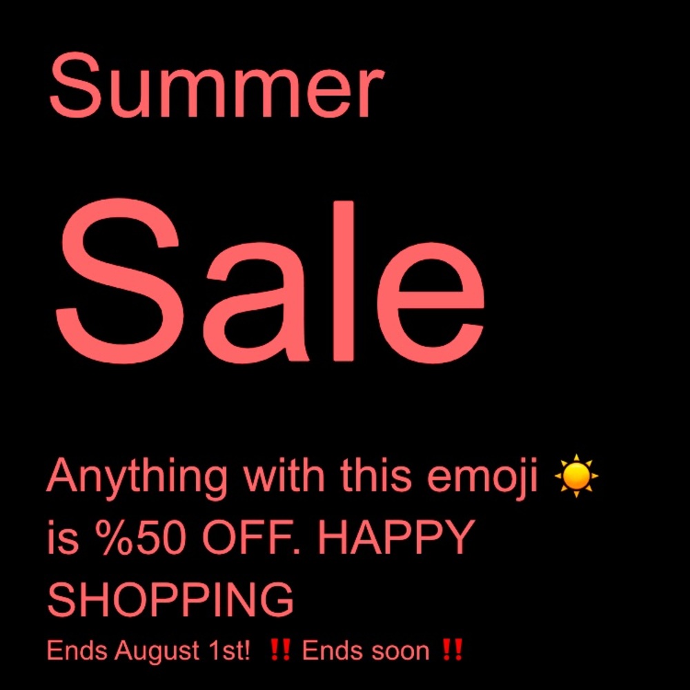 🛑SUMMER SALE!